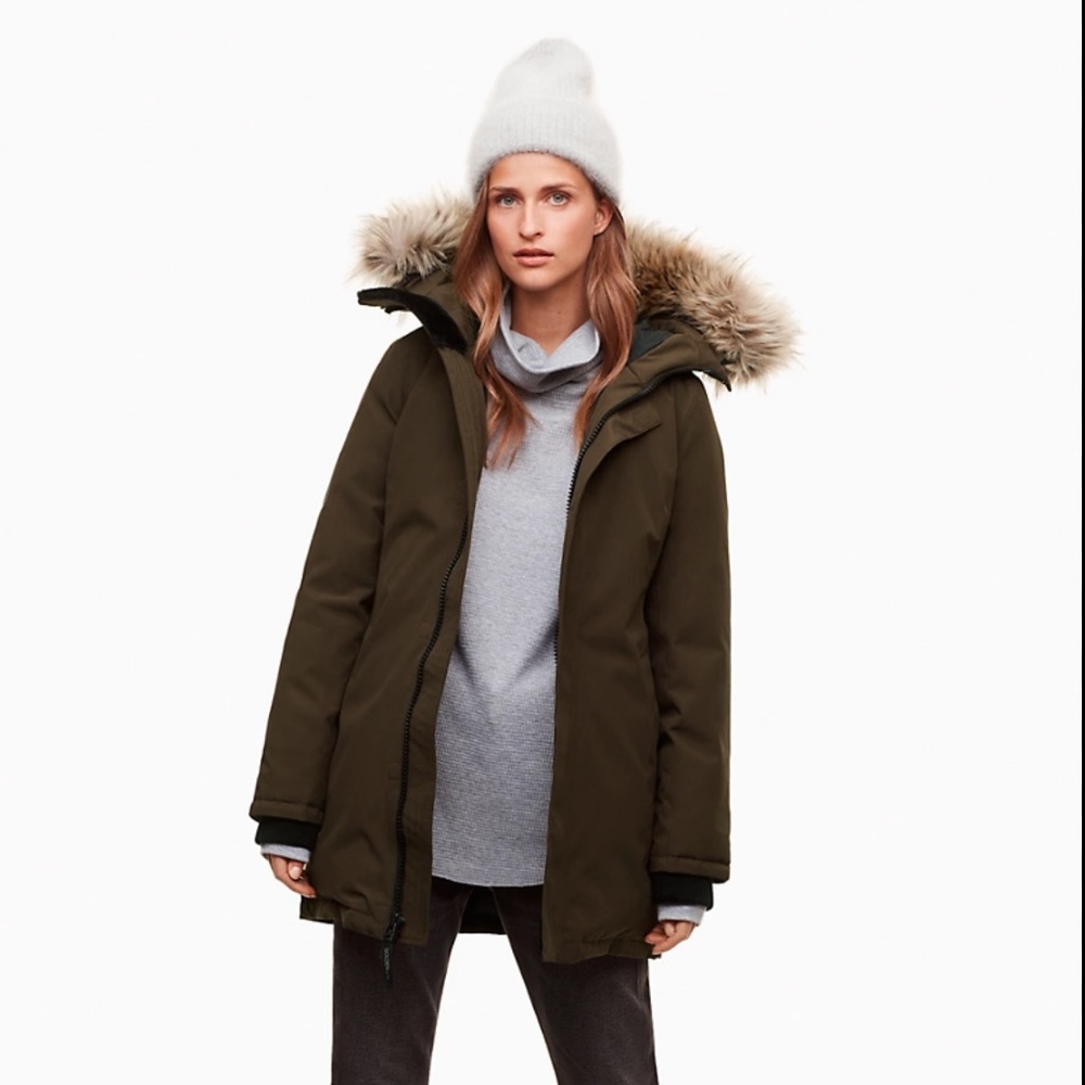 Aritzia Haven Parka - Olive Green